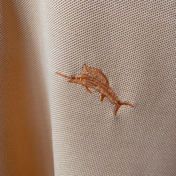 Tommy Bahama Orange Sherbet Polo Golf Shirt L - Picture 4 of 6